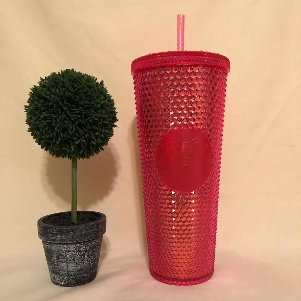 Starbucks pink studded tumbler